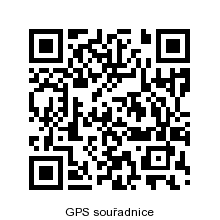 QR kód pro GPS souřadnice